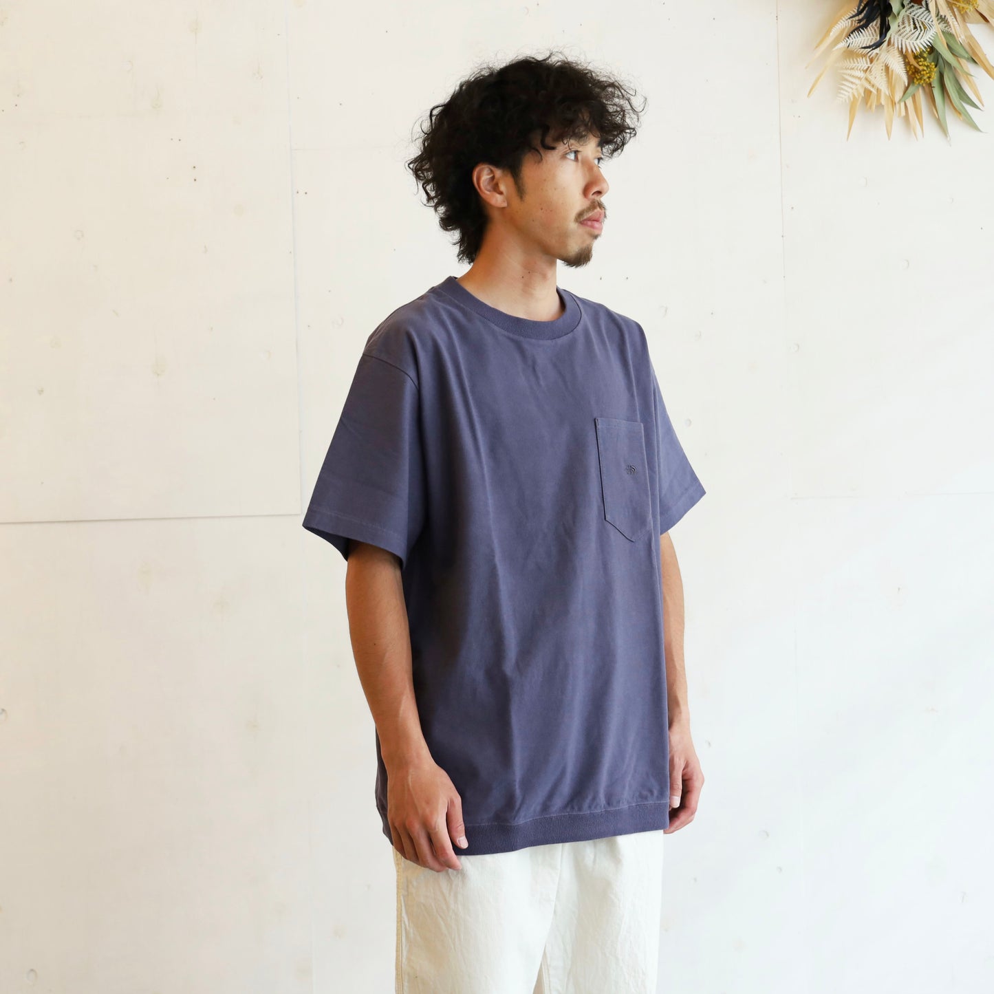 High Bulky H/S Pocket Tee - VINTAGE NAVY