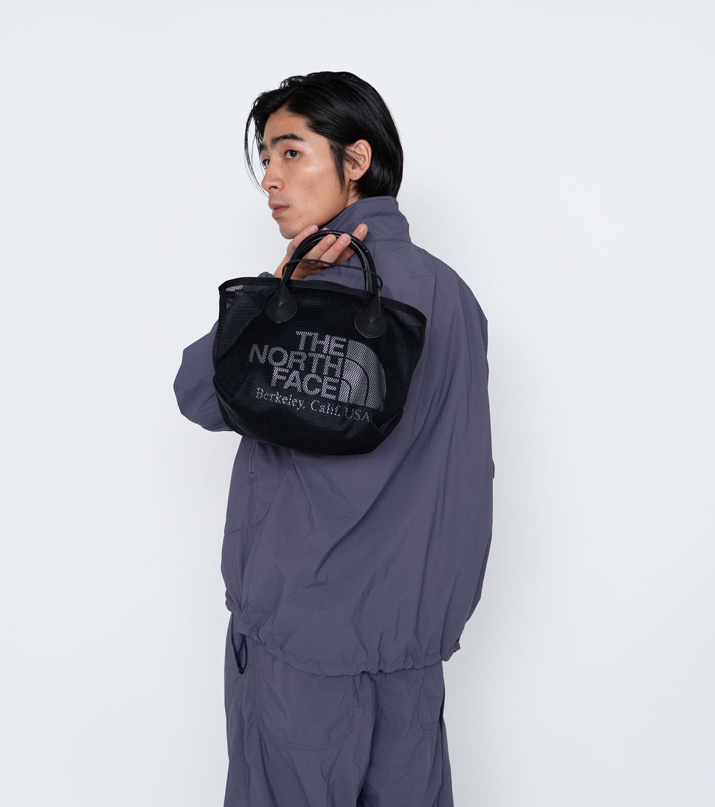 Mesh Field Tote S - GRAY