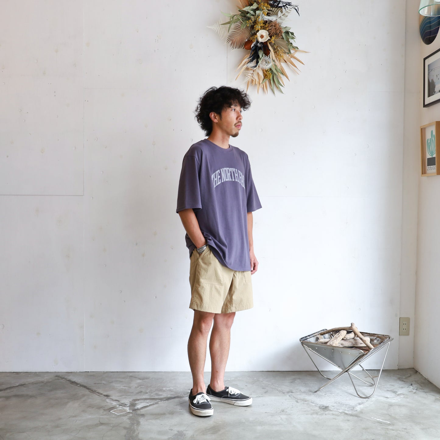 H/S Graphic Tee - VINTAGE NAVY