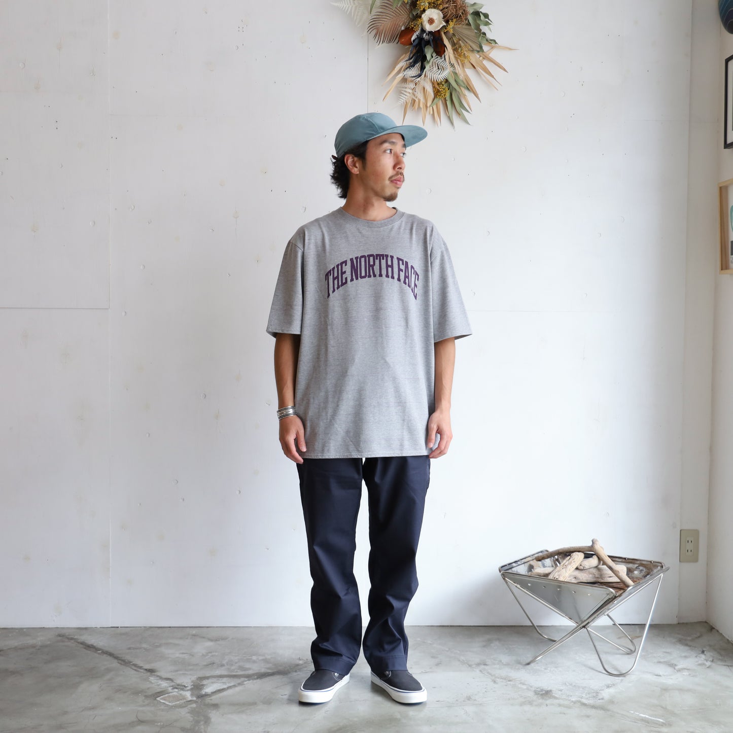 H/S Graphic Tee - MIX GRAY