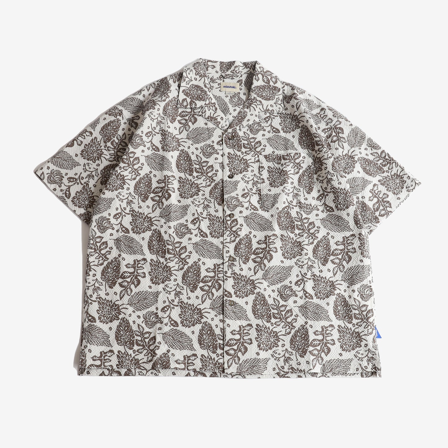 Seersucker "Reveal" Shirt - Day Forest