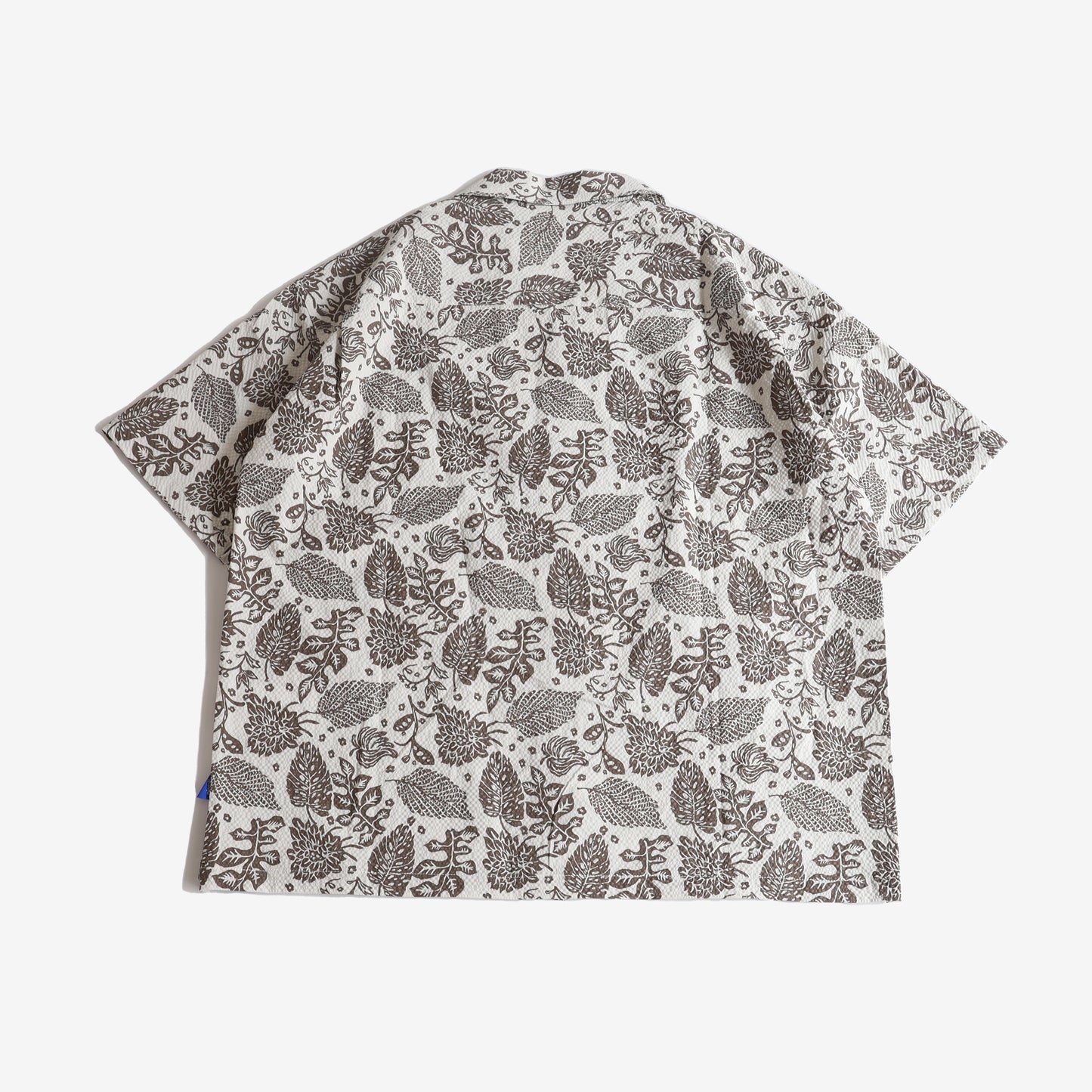 Seersucker "Reveal" Shirt - Day Forest