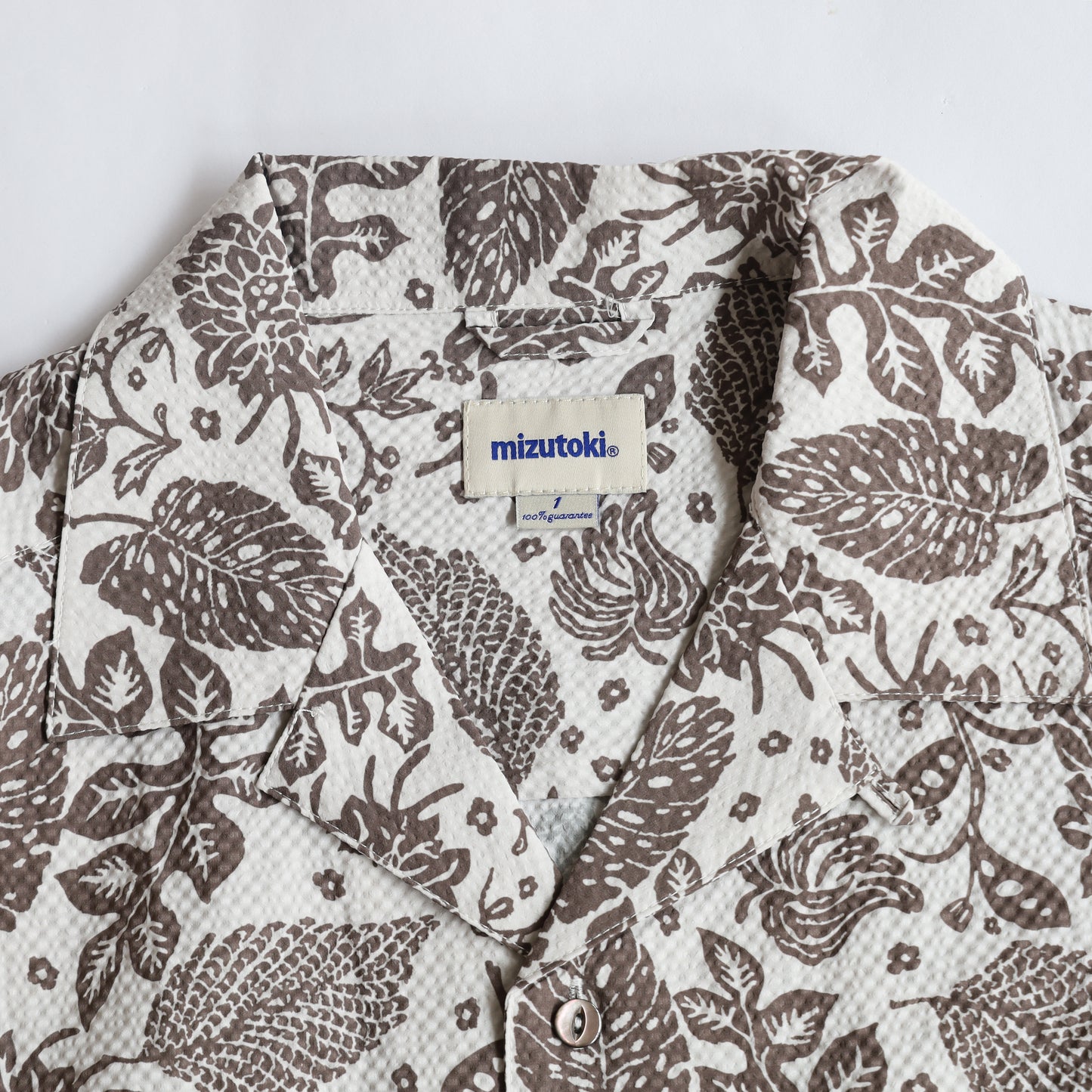 Seersucker "Reveal" Shirt - Day Forest