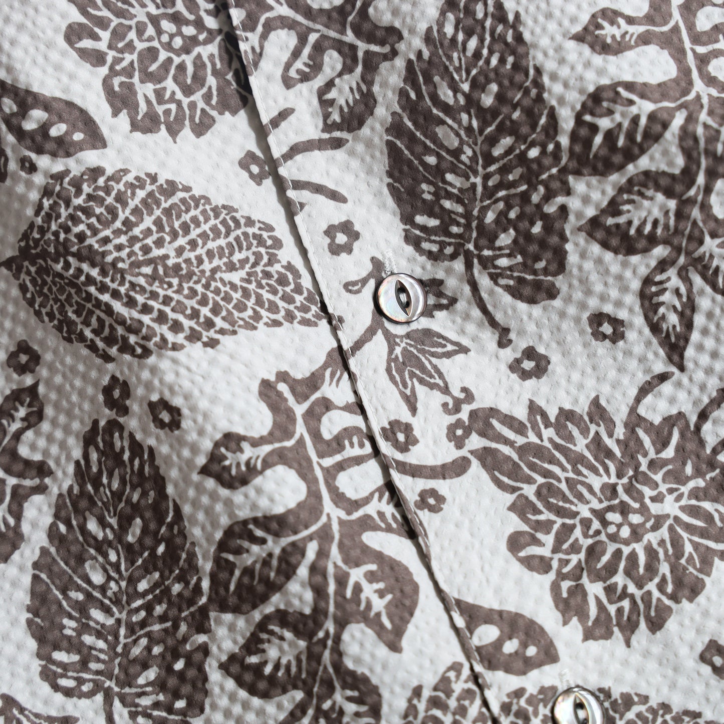 Seersucker "Reveal" Shirt - Day Forest