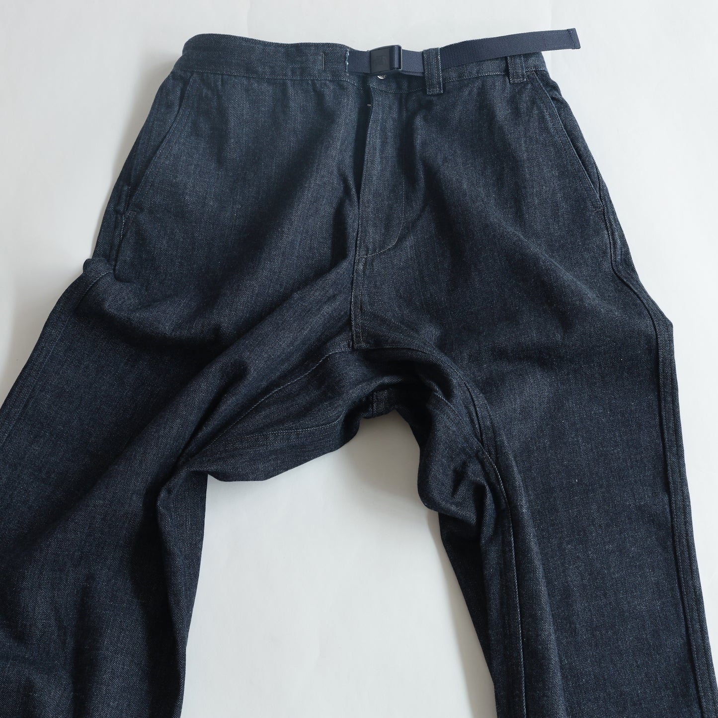 Denim Wide Tapered Field Pants - INDIGO