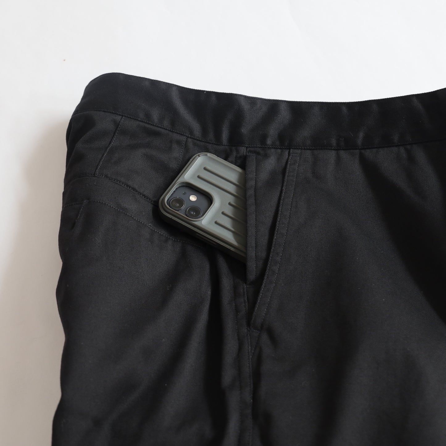 Chino Straight Field Pants - BLACK