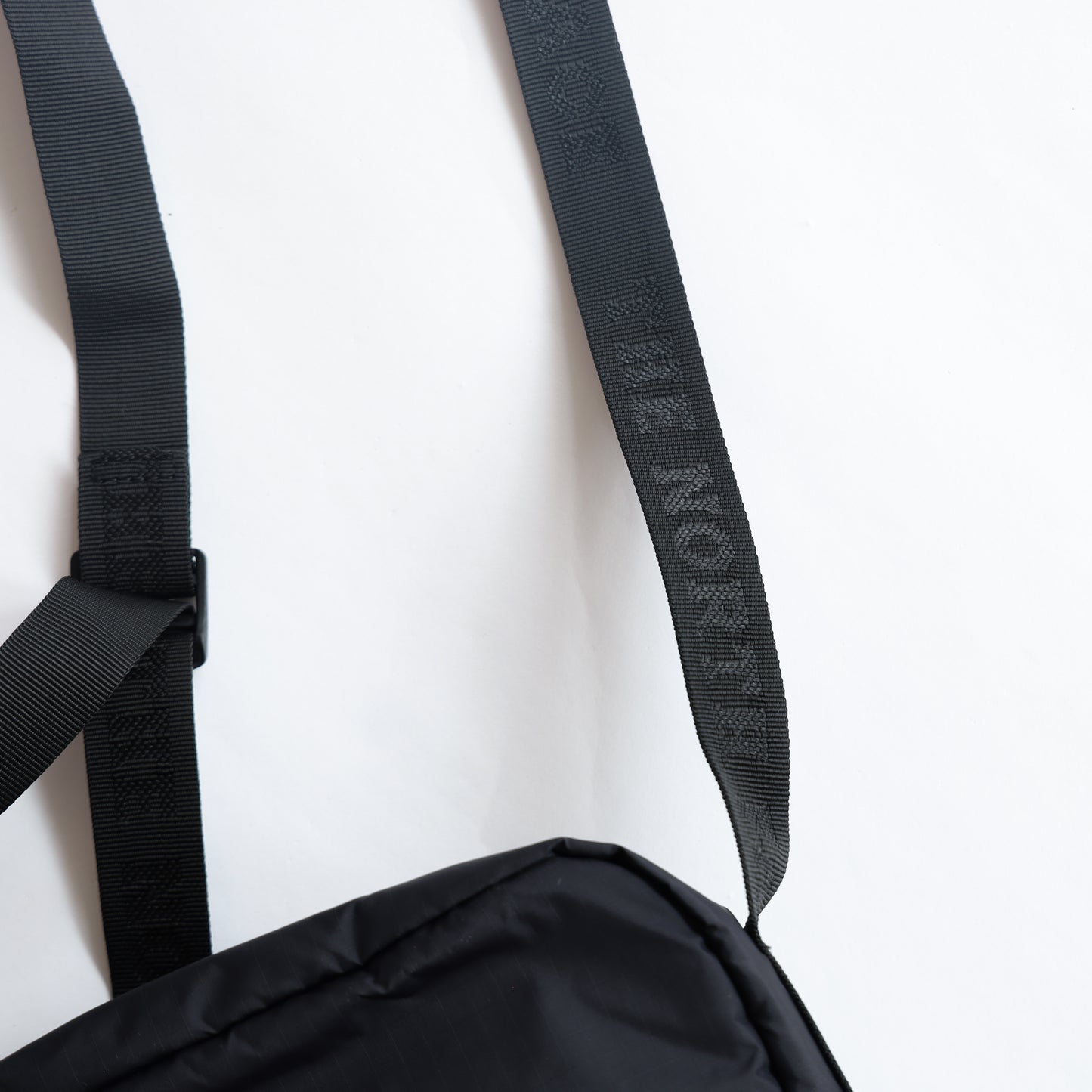 CORDURA Nylon Shoulder Bag  - BLACK