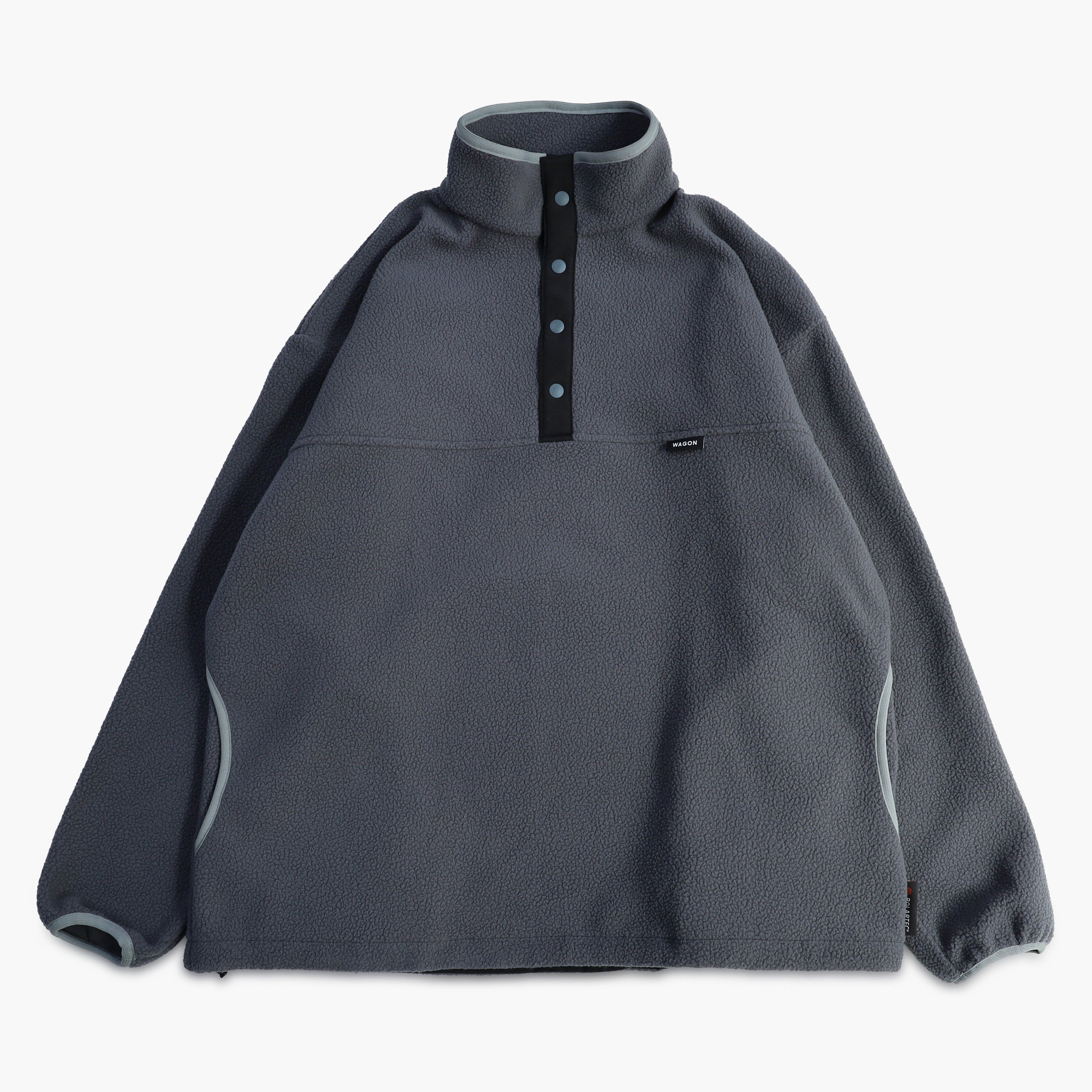 WAGON / ワゴン | THERMAL PRO SNAP PULL OVER - CHARCOAL | WAGON