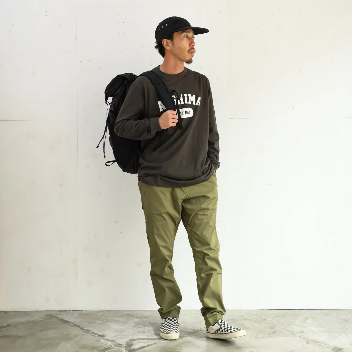 CYPRESS LONG BILL CAP - BLACK