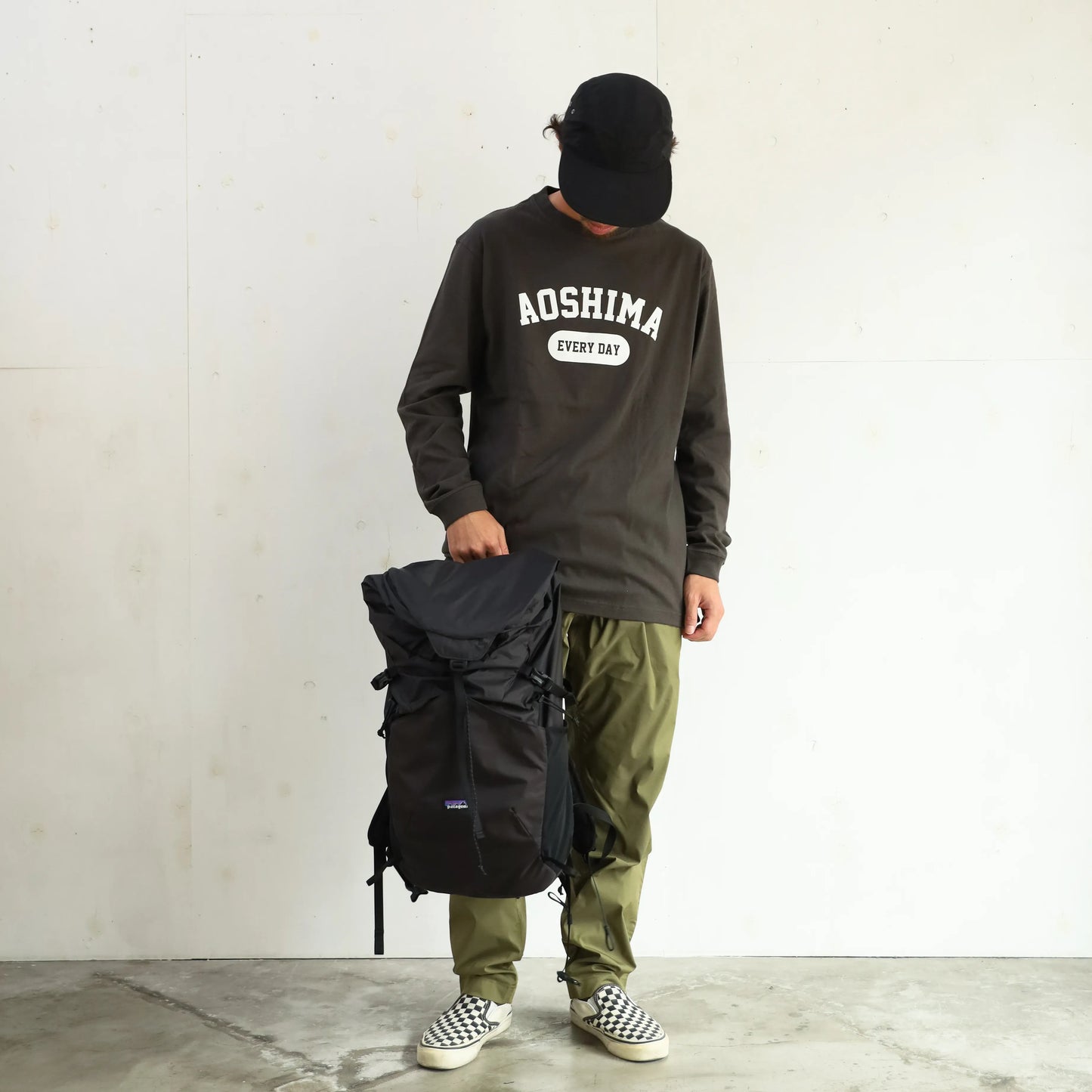 CYPRESS LONG BILL CAP - BLACK