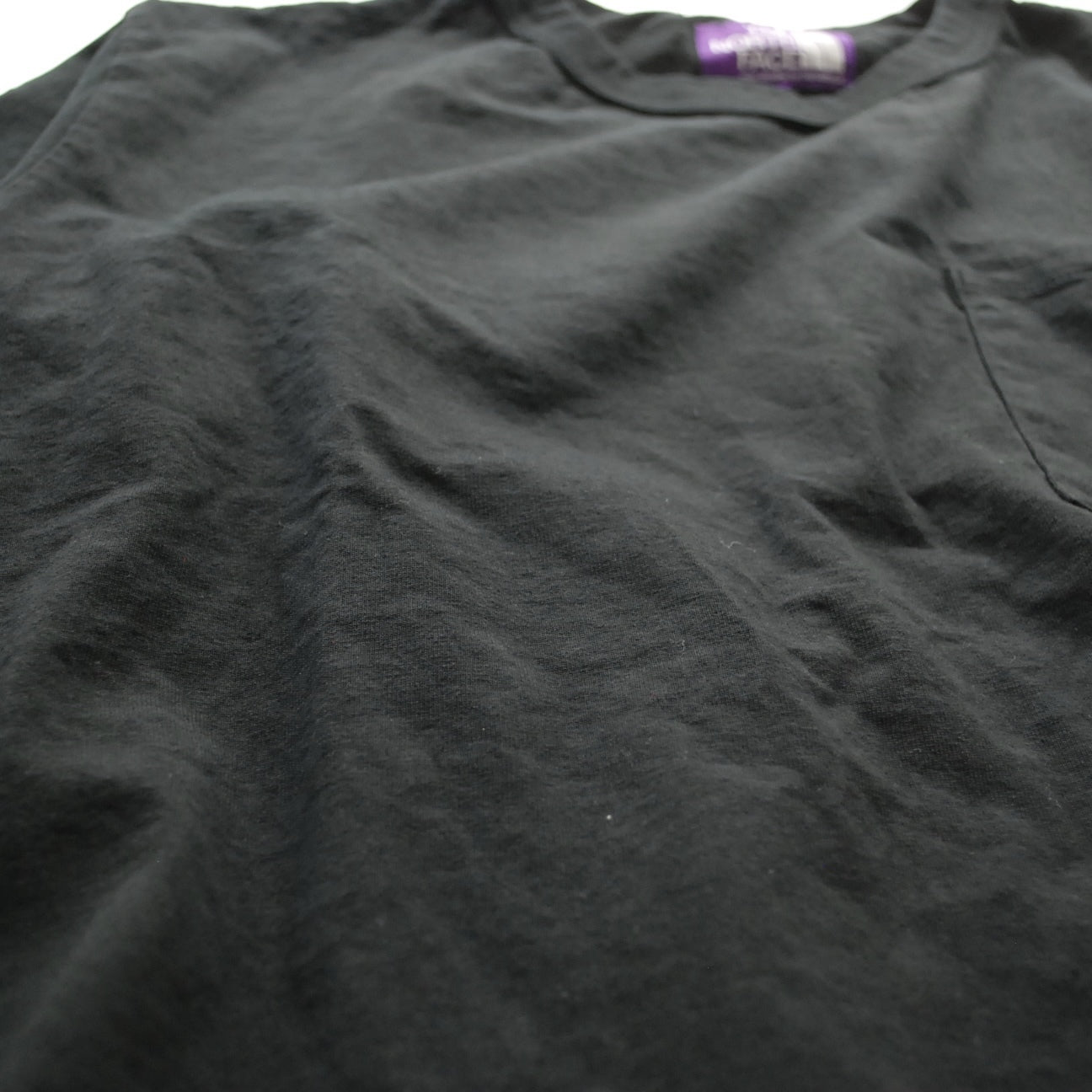 7oz L/S POCKET T BLACK