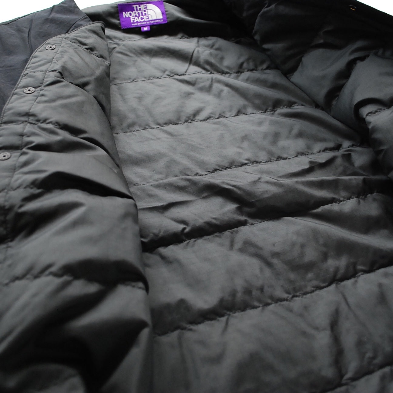 Down Cardigan CHARCOAL