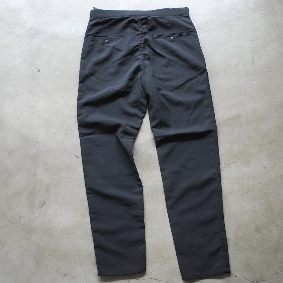 Polyester Tropical Pants BLACK