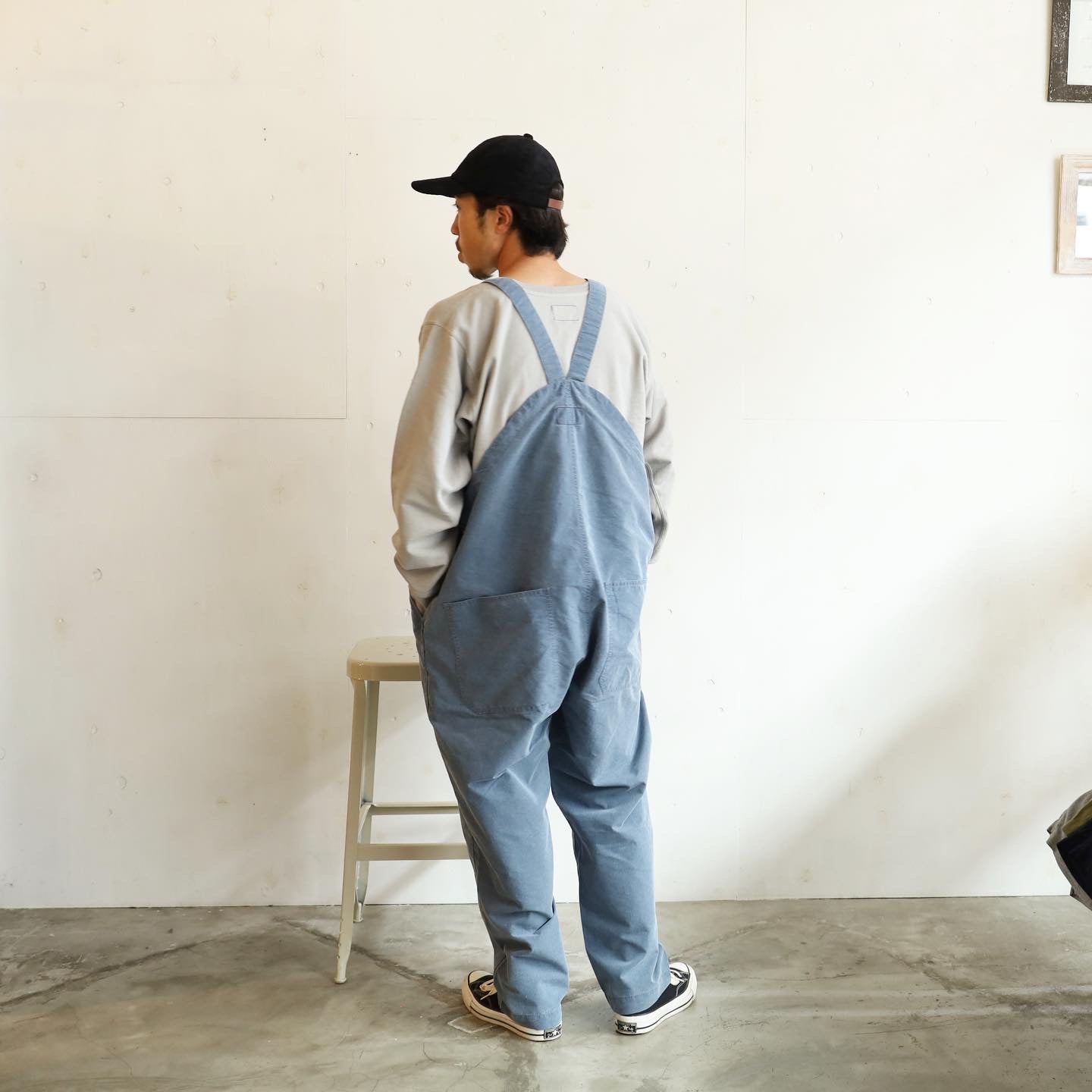 Indigo Mountain Wind Overalls - I BLEACH