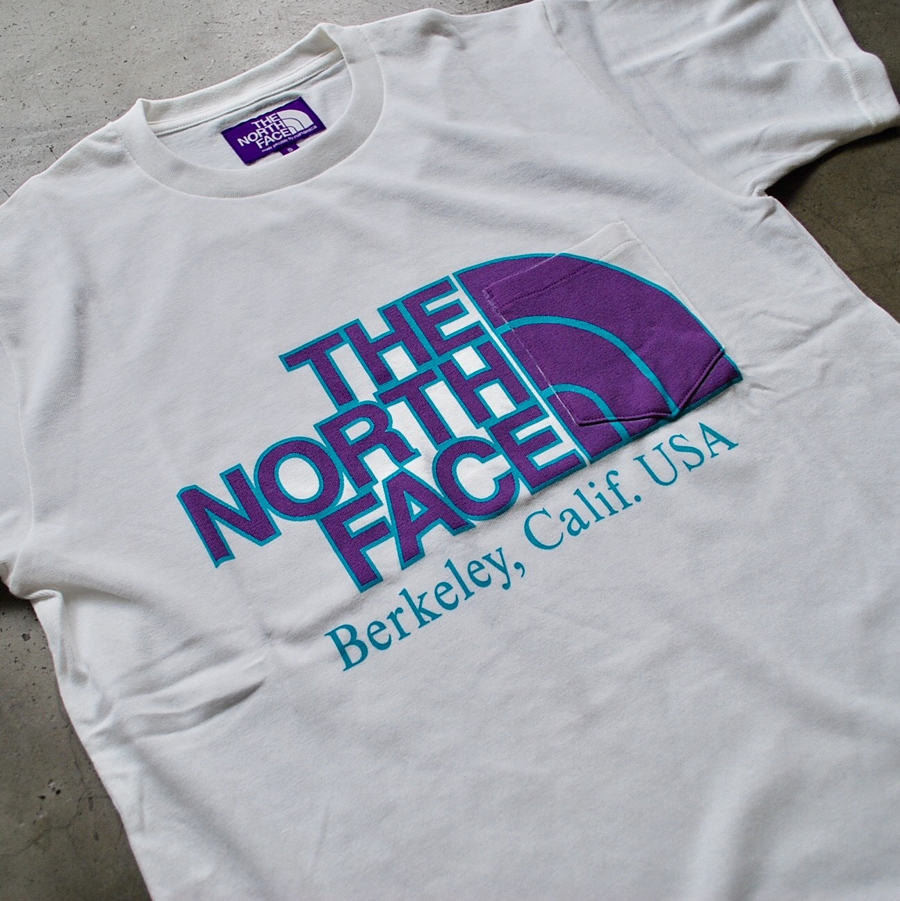 H/S Logo Pocket Tee WHITE