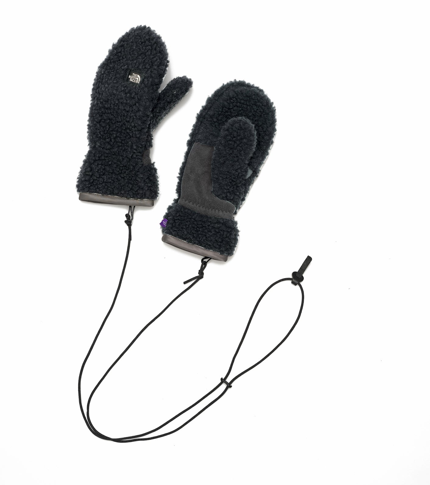 Wool Boa Fleece Mitt DIM GRAY