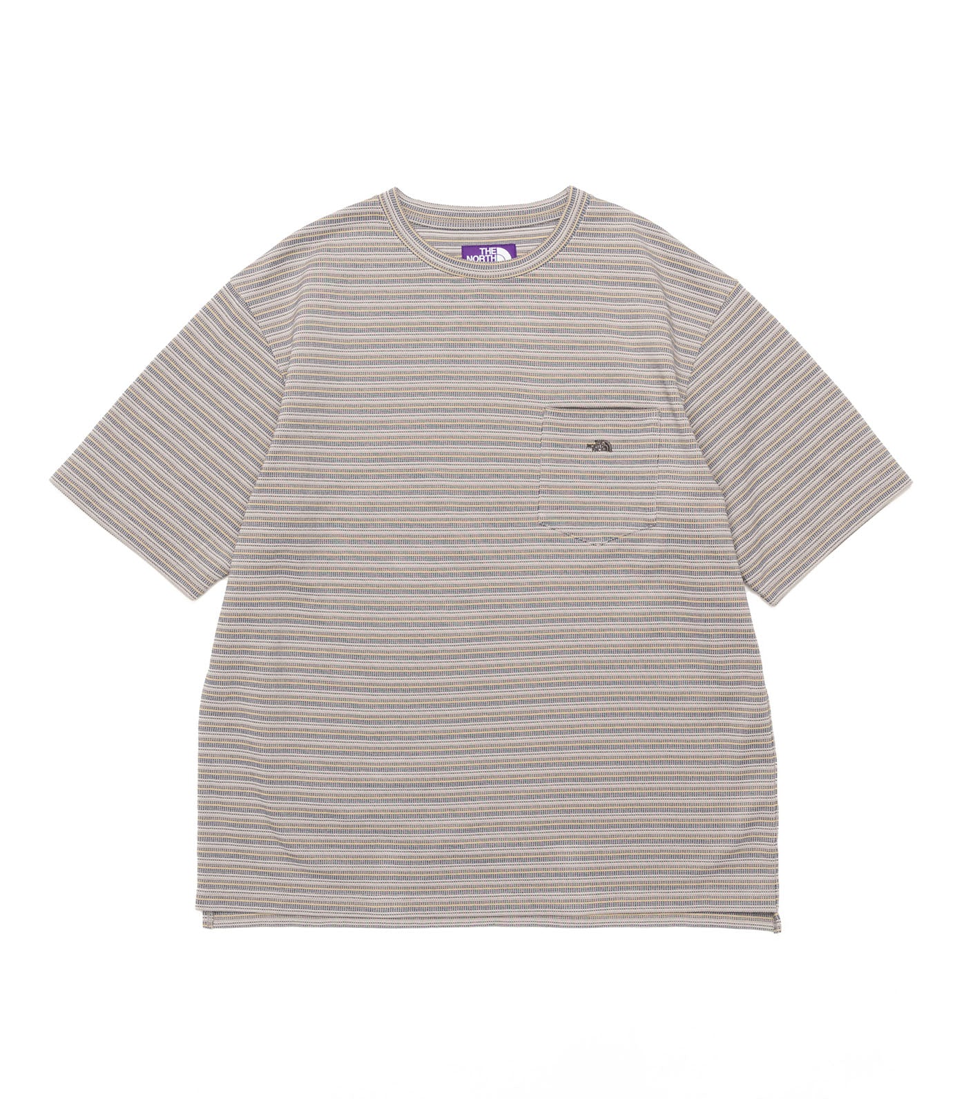 Moss Stitch Field H/S Pocket Tee GRAY