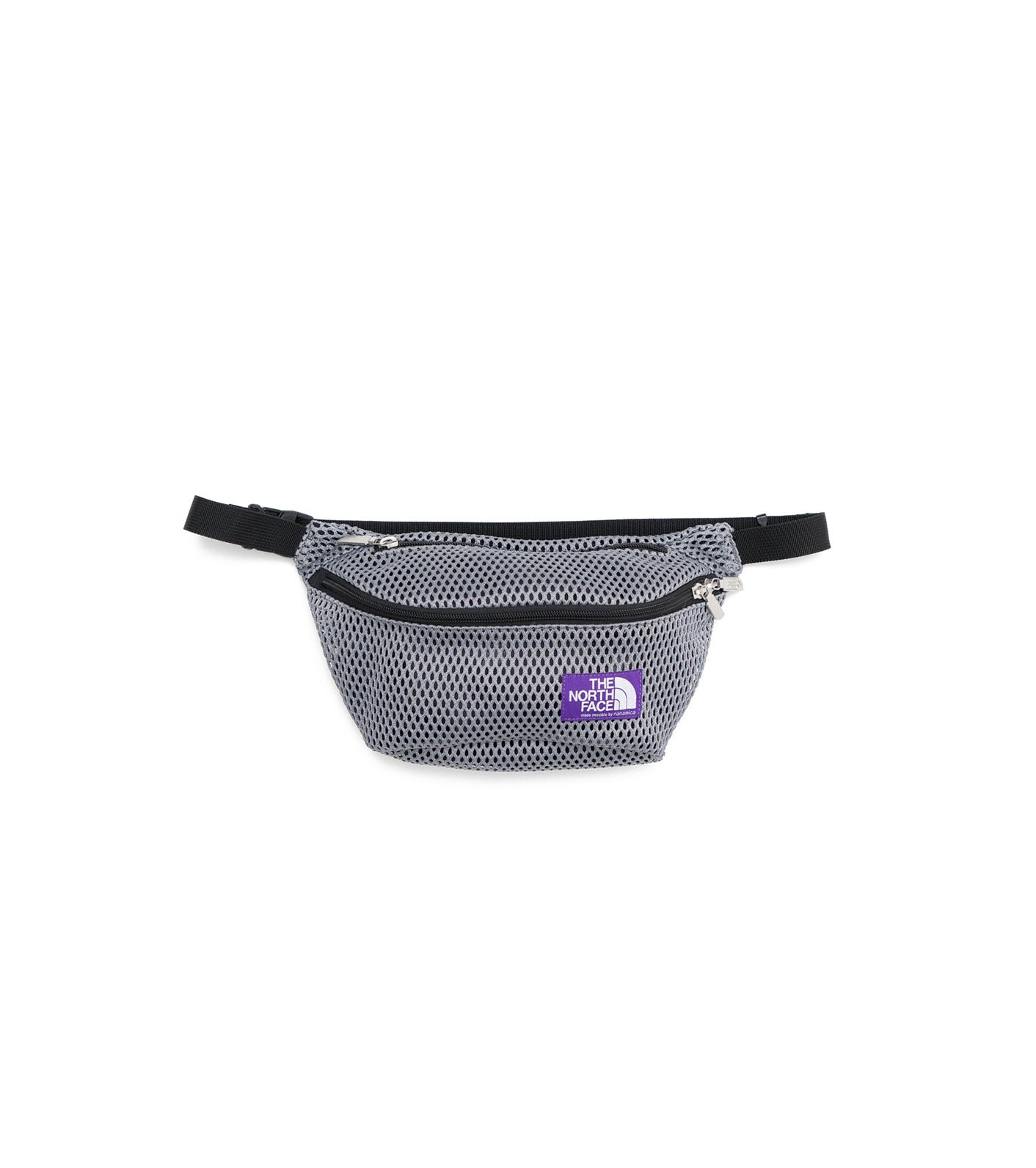 Mesh Waist Bag SILVER GRAY