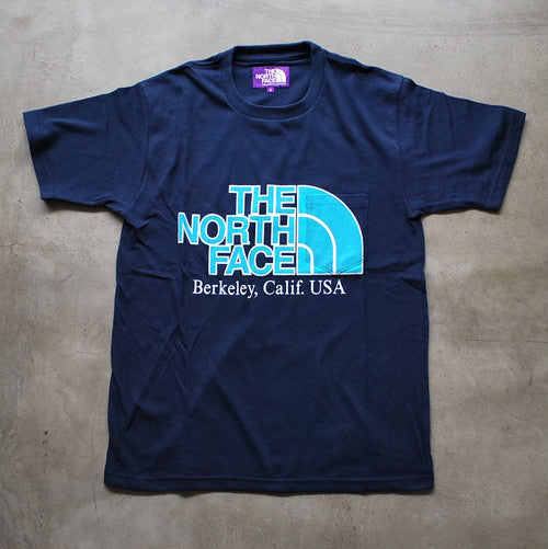 H/S Logo Pocket Tee NAVY