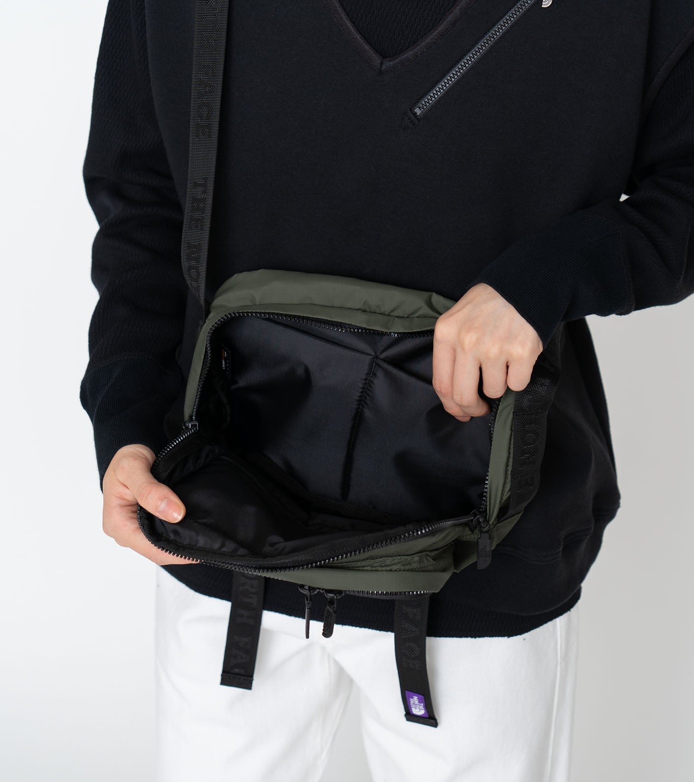 CORDURA Nylon Shoulder Bag - OLIVE