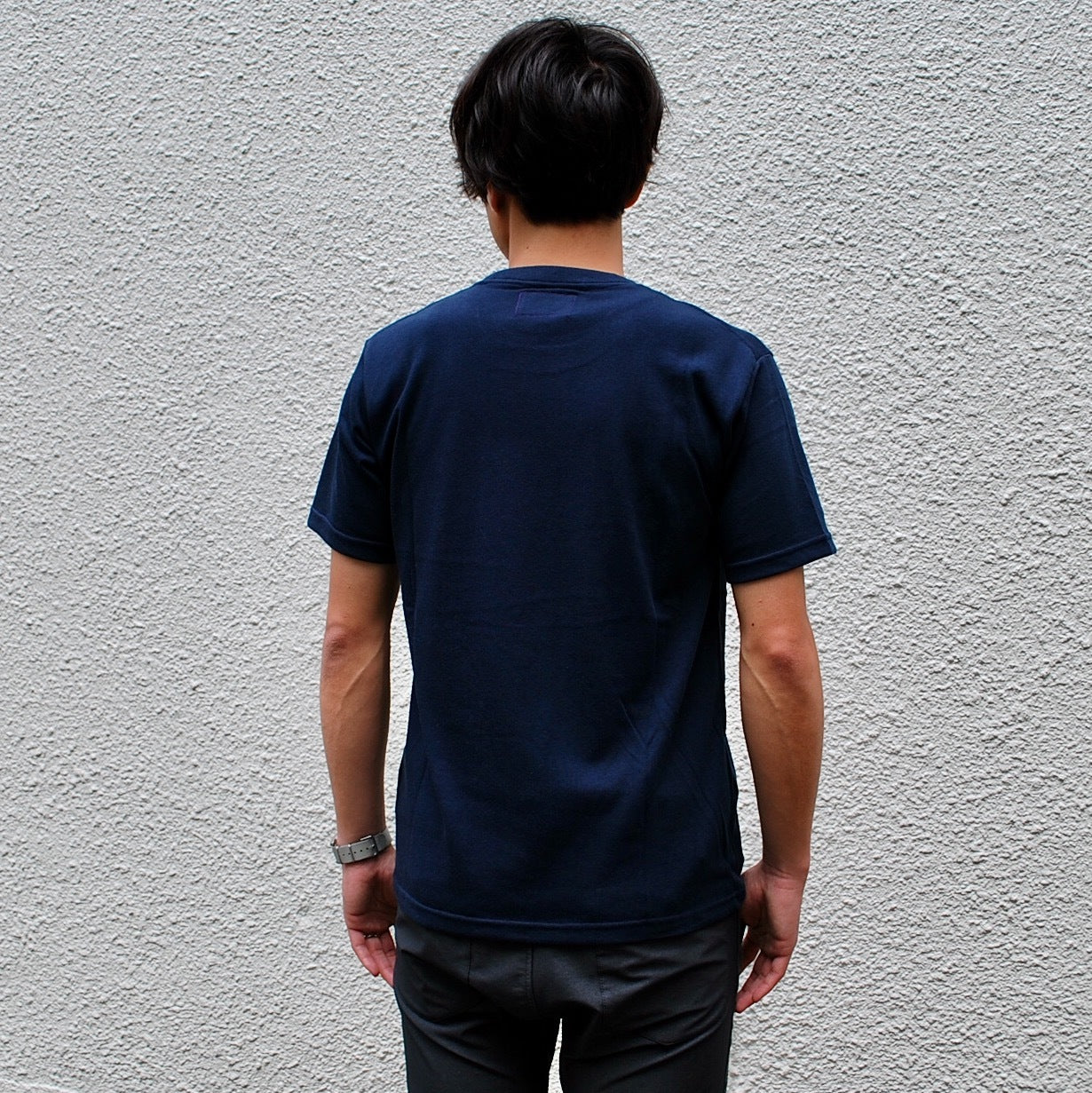 H/S Logo Pocket Tee NAVY