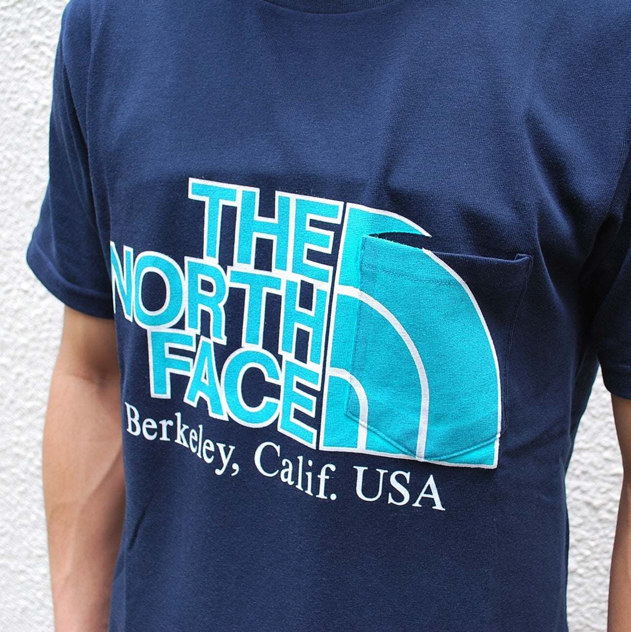 H/S Logo Pocket Tee NAVY