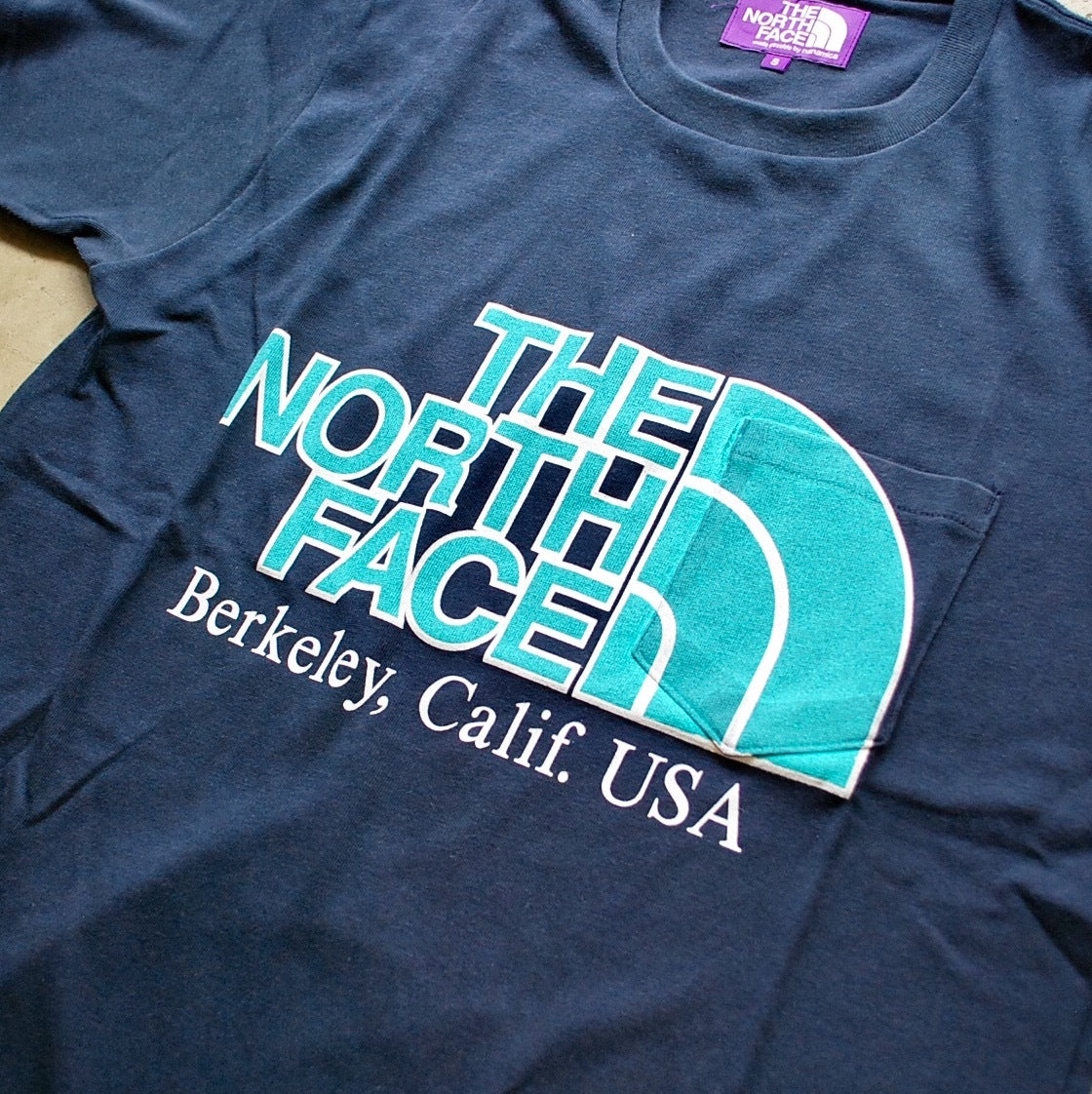 H/S Logo Pocket Tee NAVY