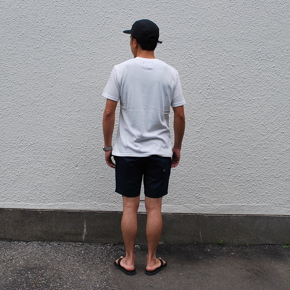 H/S Logo Pocket Tee WHITE