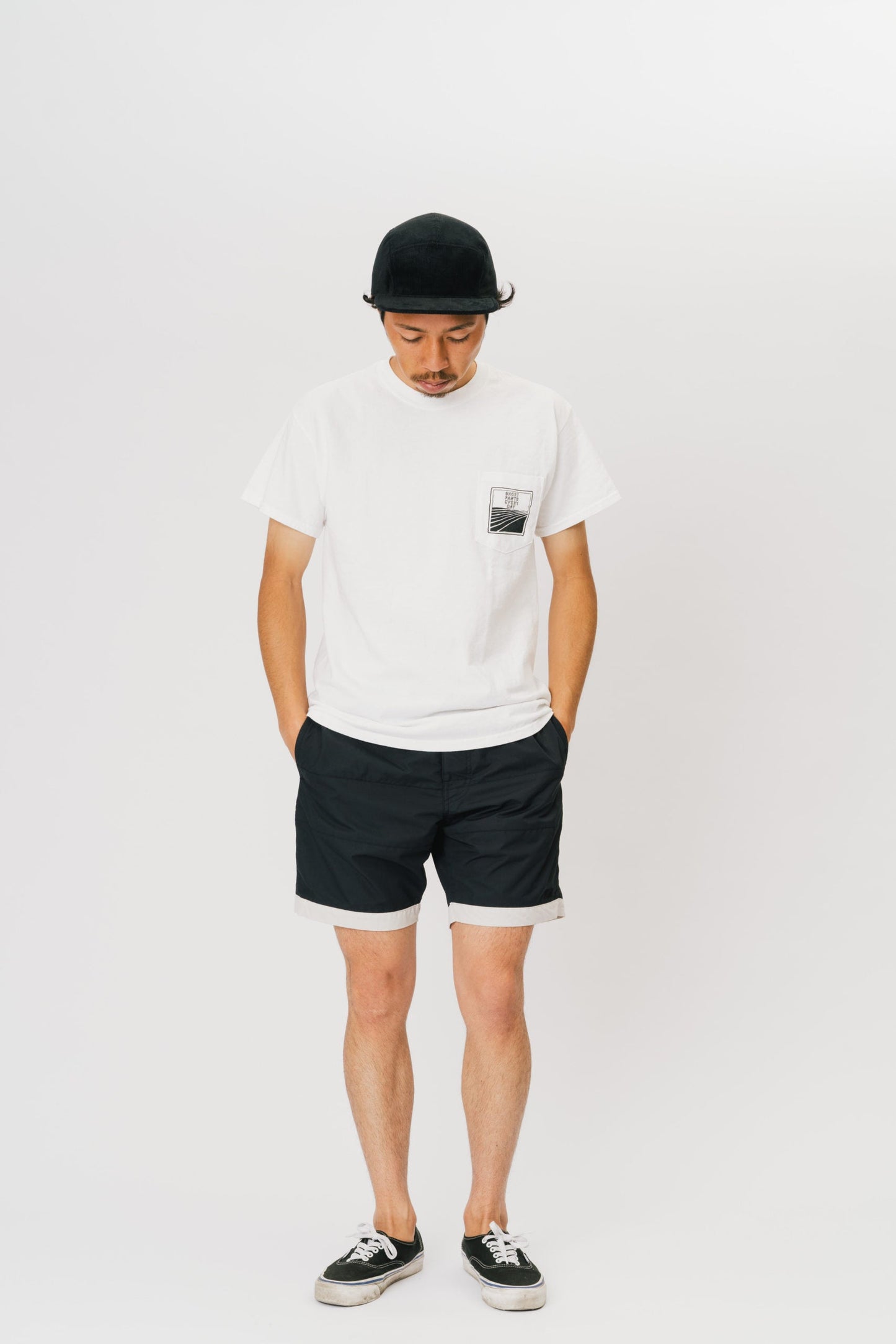 BOARD SHORTS 3LINE BLACK×GRAY