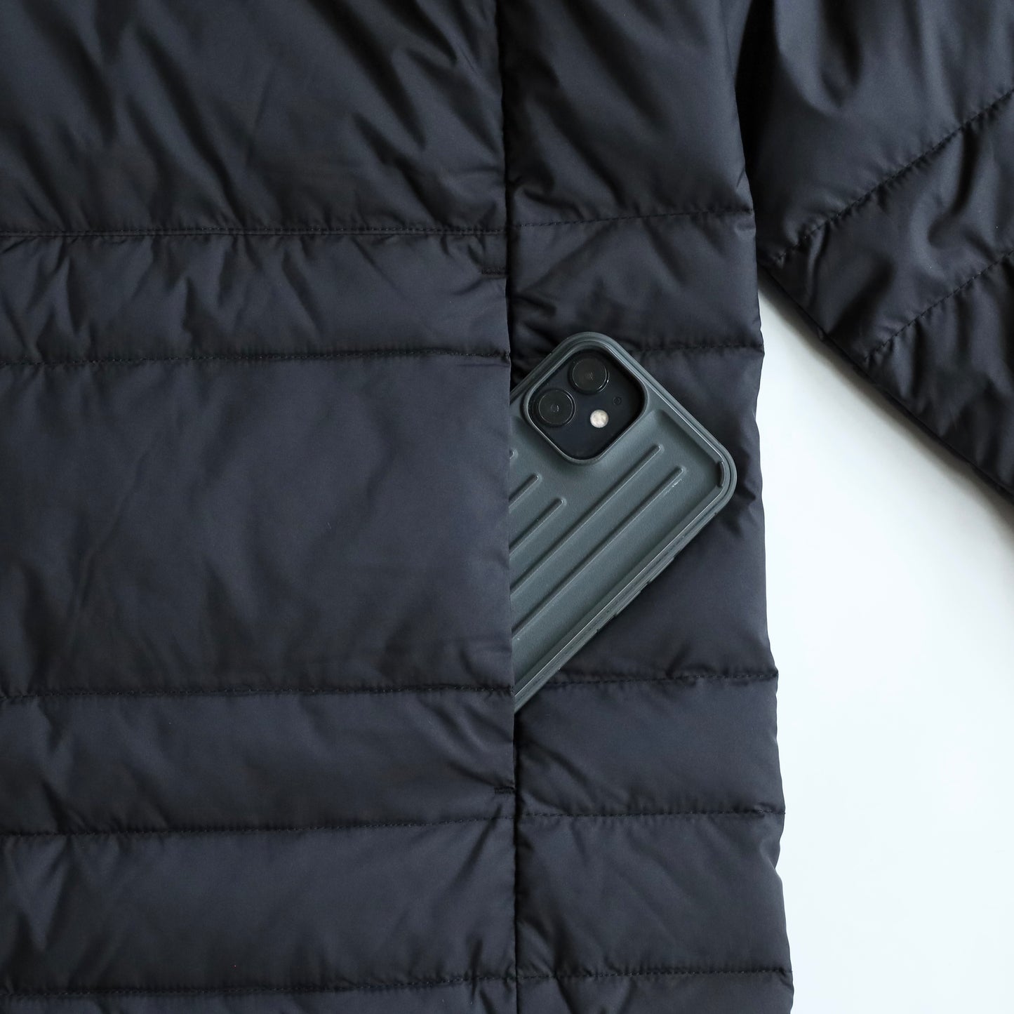 Down Cardigan - BLACK
