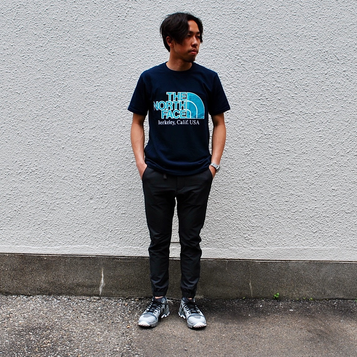 H/S Logo Pocket Tee NAVY
