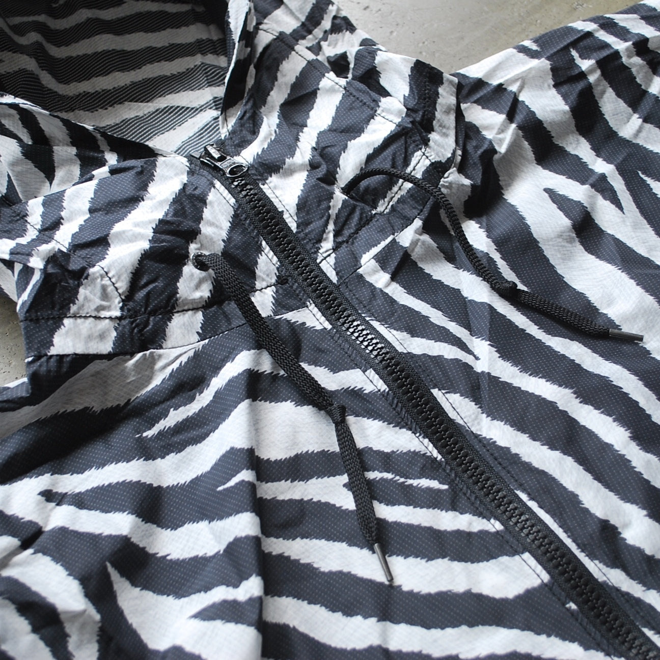 PERTEX Zebra Print Mountain Wind Parka ZEBRA