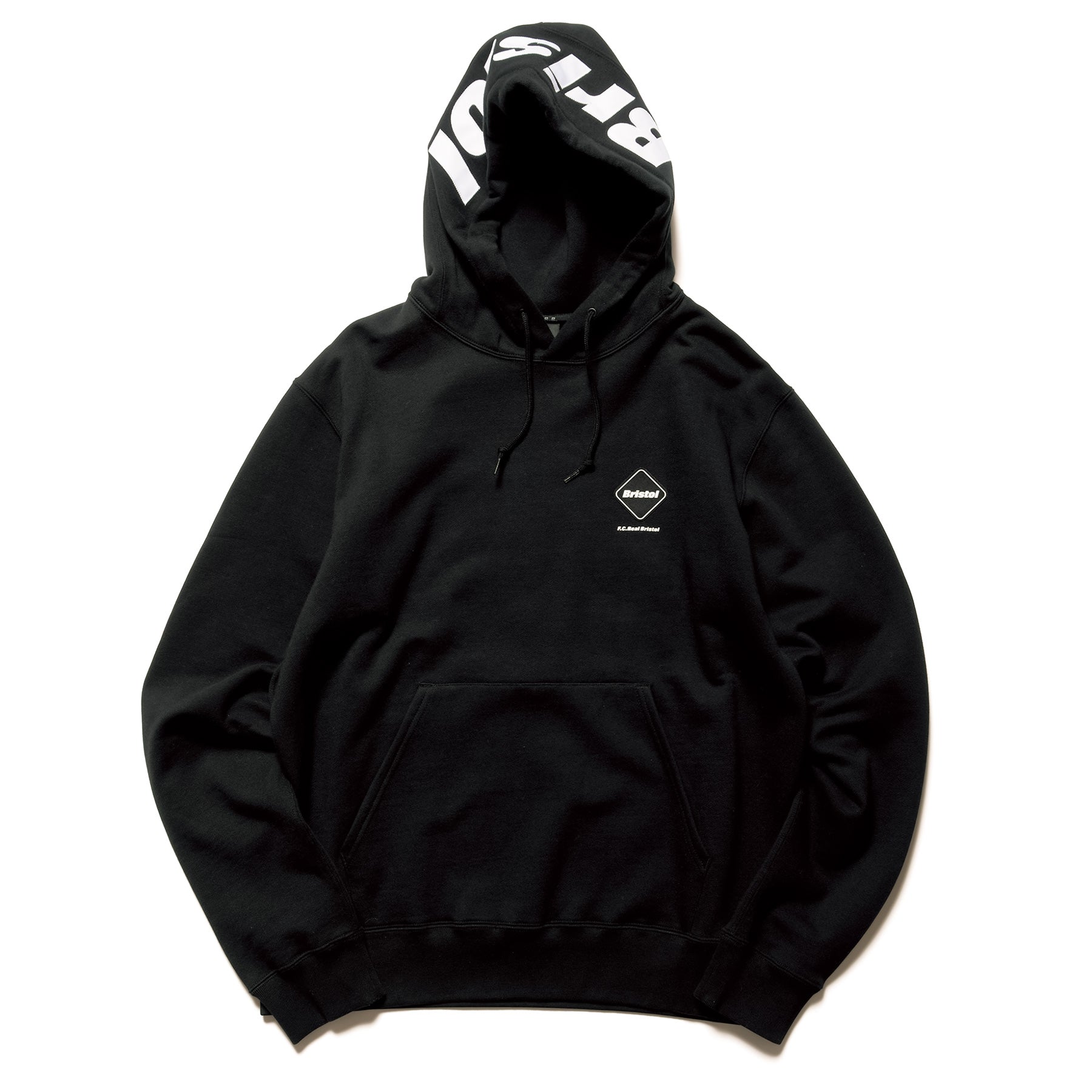 LOGO PULLOVER SWEAT HOODIE BLACK