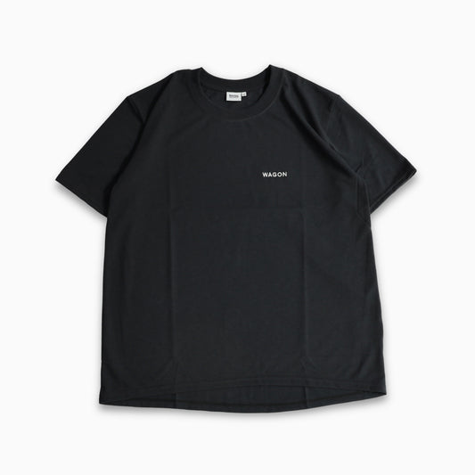 WAGON EMBROIDERY TEE - BLACK