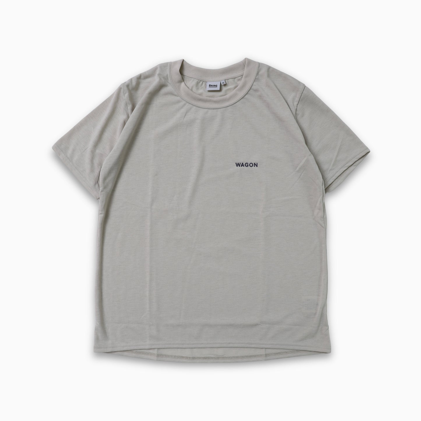 WAGON EMBROIDERY TEE - BEIGE