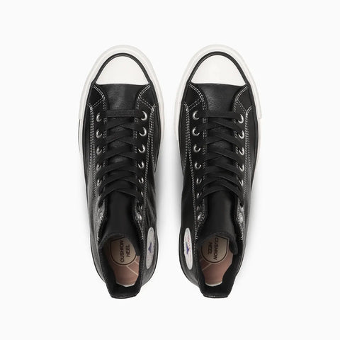 CHUCK TAYLOR LEATHER HI - BLACK