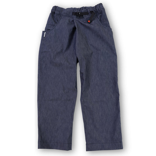 TORAYA EQUIPMENT OVAL WIDE PANTS (WAGON EXCLUSIVE) - INDIGO