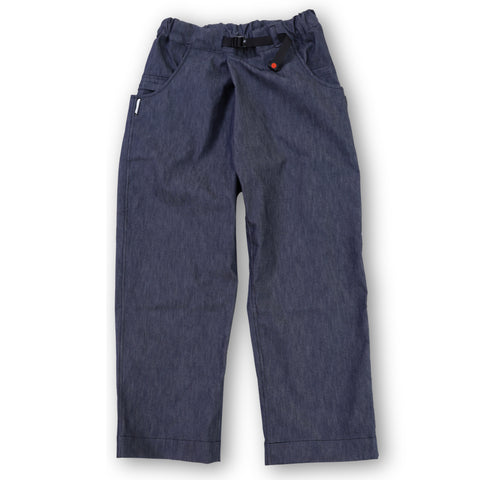 TORAYA EQUIPMENT OVAL WIDE PANTS (WAGON EXCLUSIVE) - INDIGO