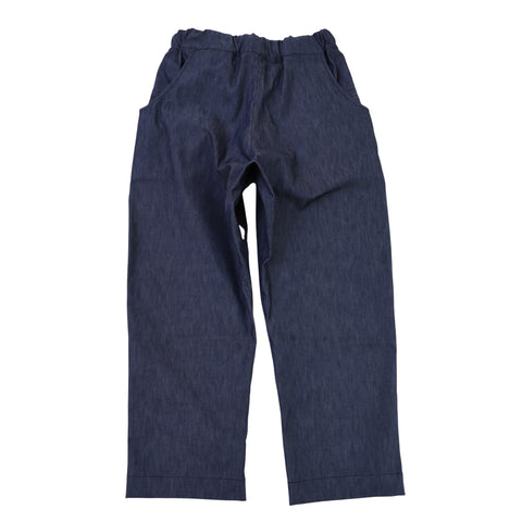 TORAYA EQUIPMENT OVAL WIDE PANTS (WAGON EXCLUSIVE) - INDIGO