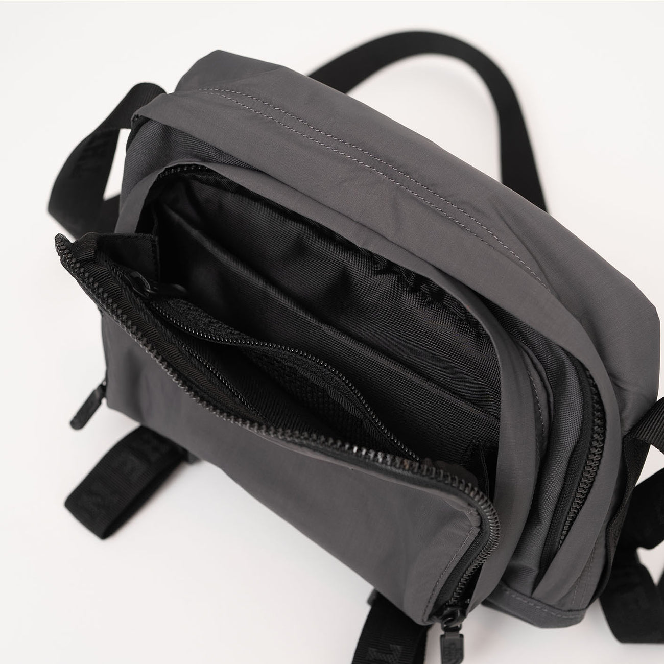 CORDURA Nylon Shoulder Bag - ASPHALT GRAY