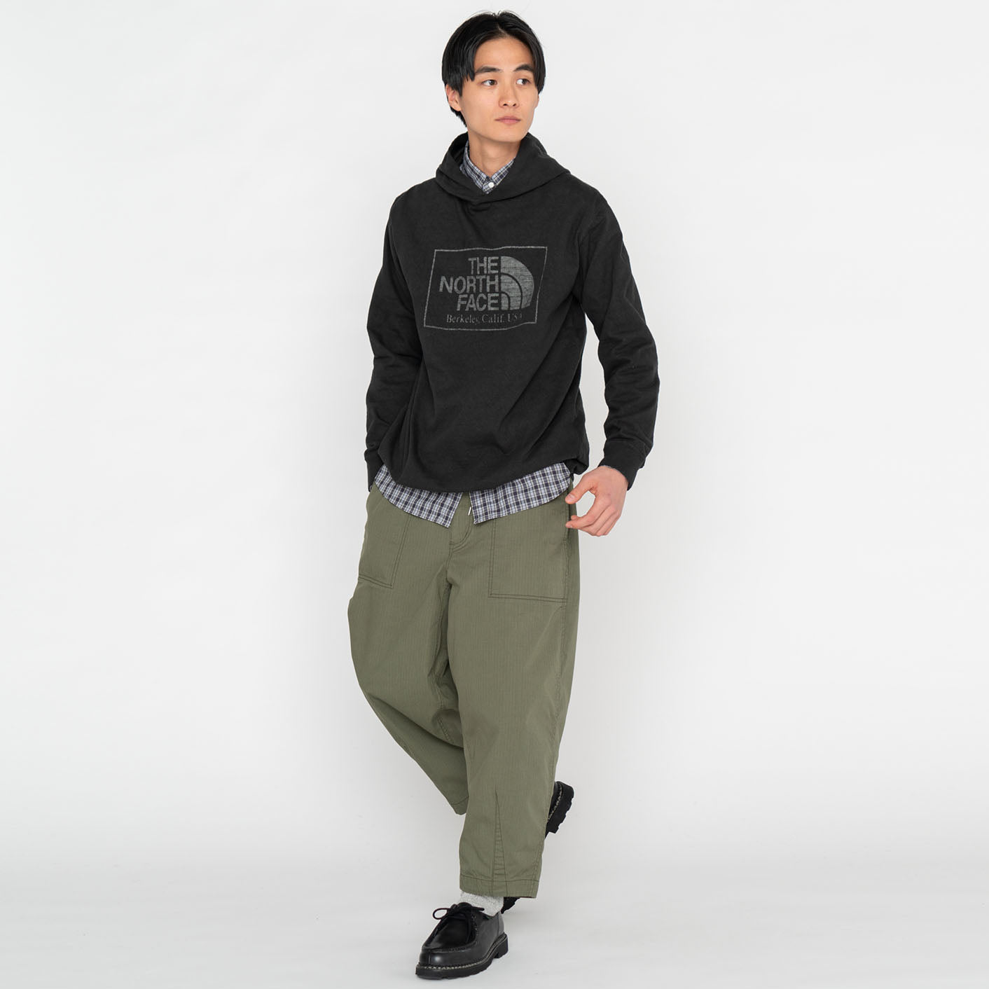 Field Graphic Hoodie - CHARCOAL