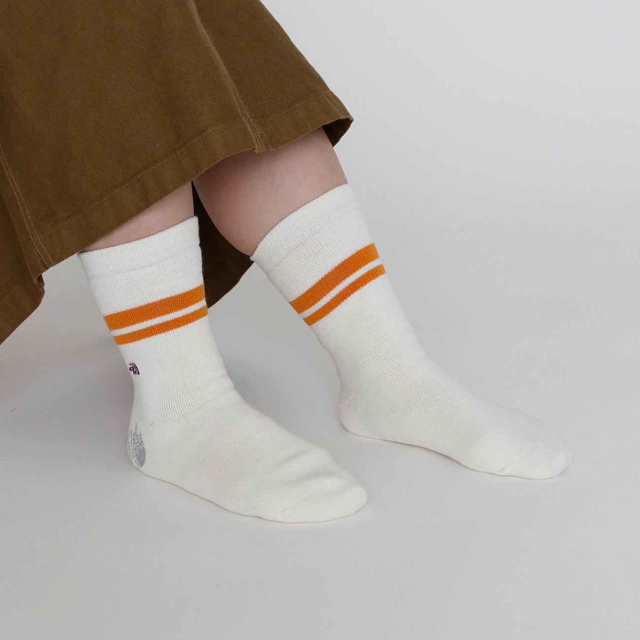 Field Line Socks - MUSTARD