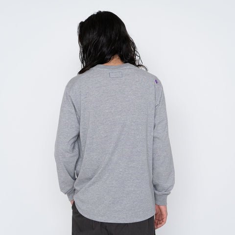 ノースフェイスパープルレーベル長袖　 XL グレー THE NORTH FACE Purple Label ノースフェイスパープルレーベル
