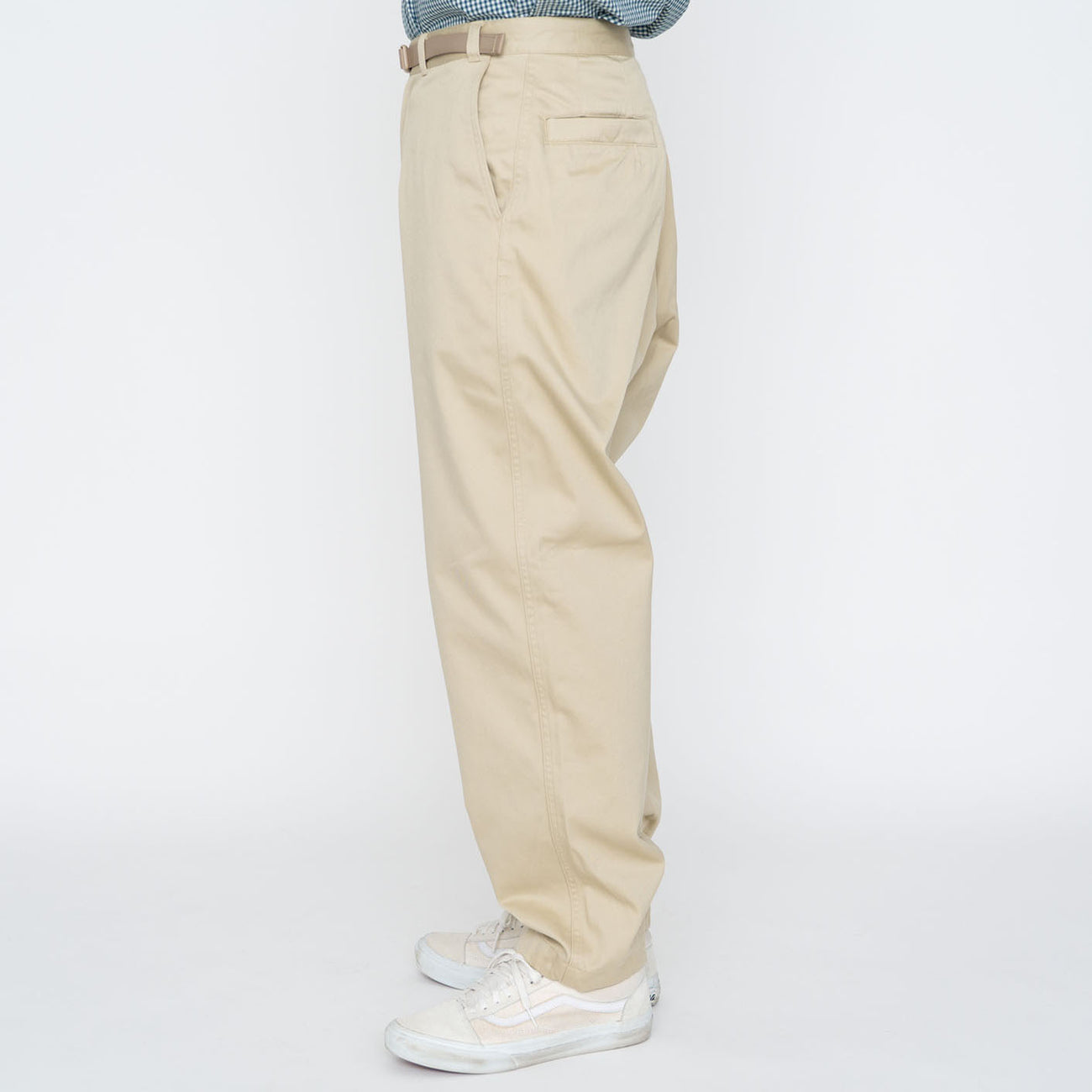 Chino Wide Tapered Field Pants - D NAVY