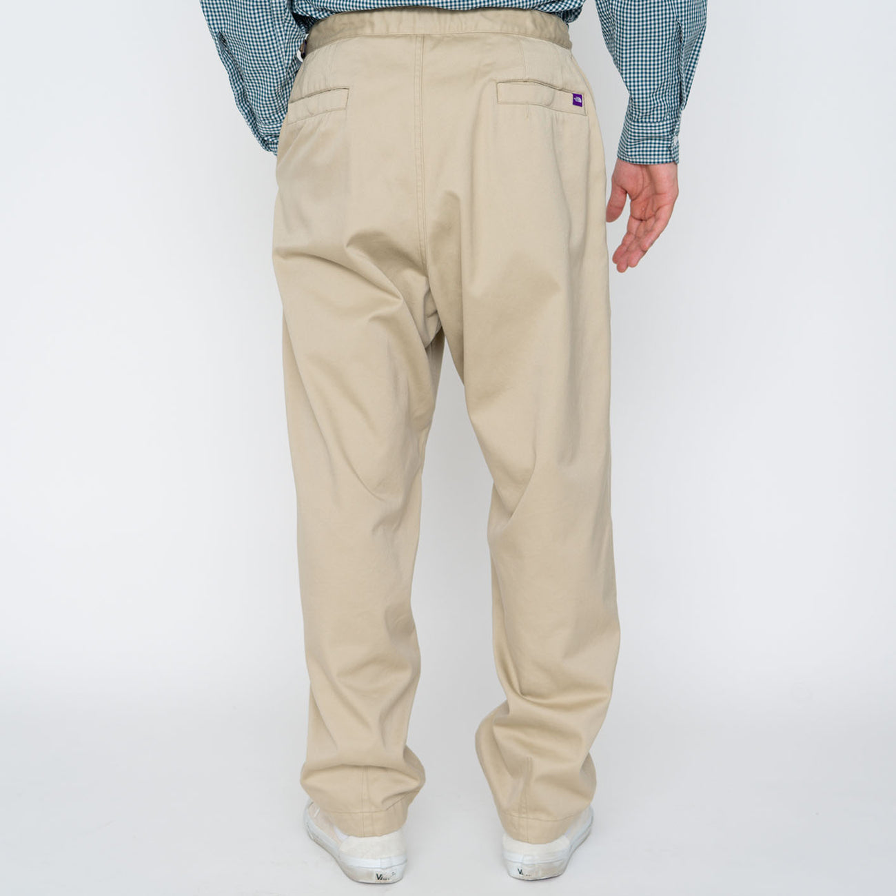 Chino Wide Tapered Field Pants - L BEIG