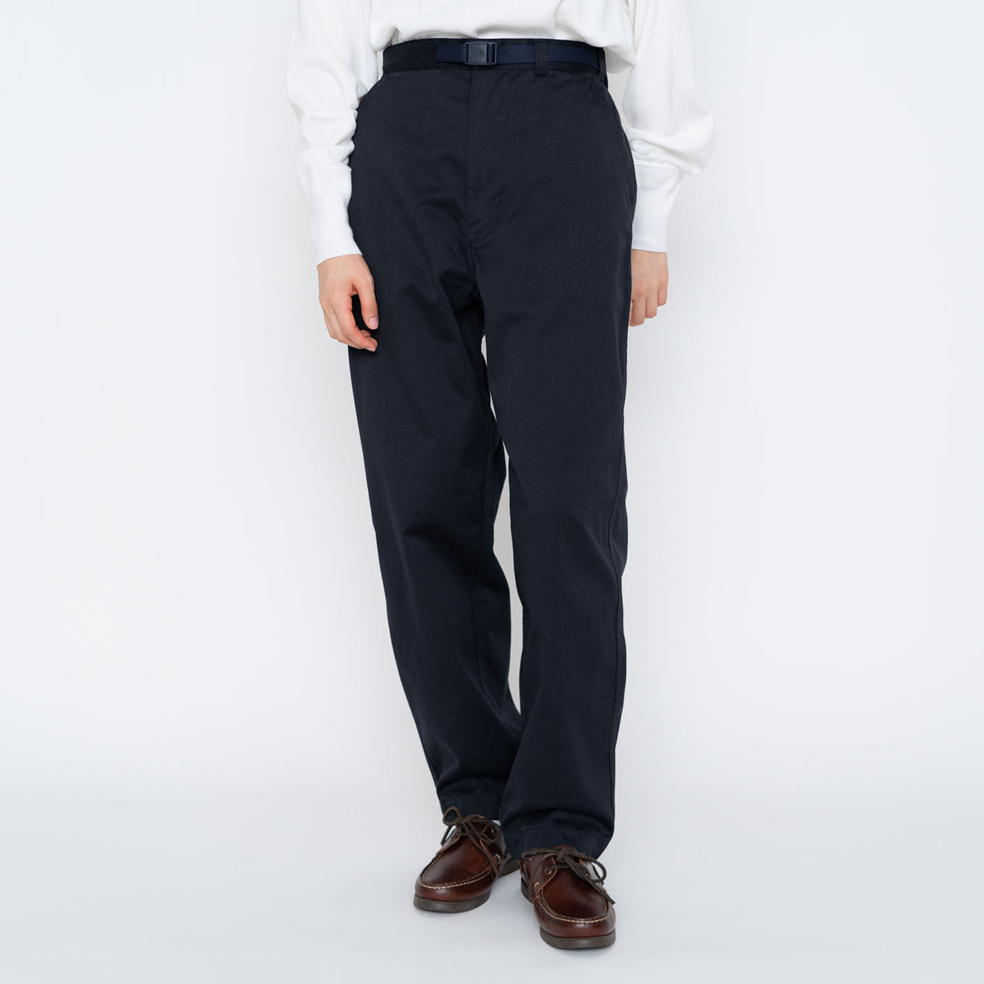 Chino Wide Tapered Field Pants - L BEIG