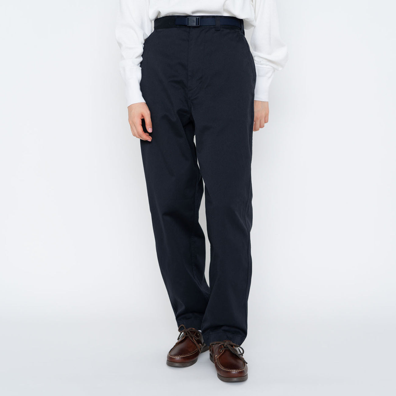 Chino Wide Tapered Field Pants - D NAVY