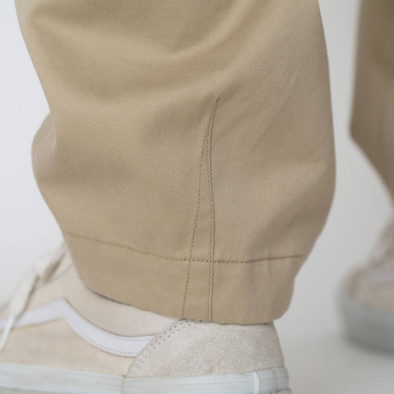 Chino Wide Tapered Field Pants - L BEIG