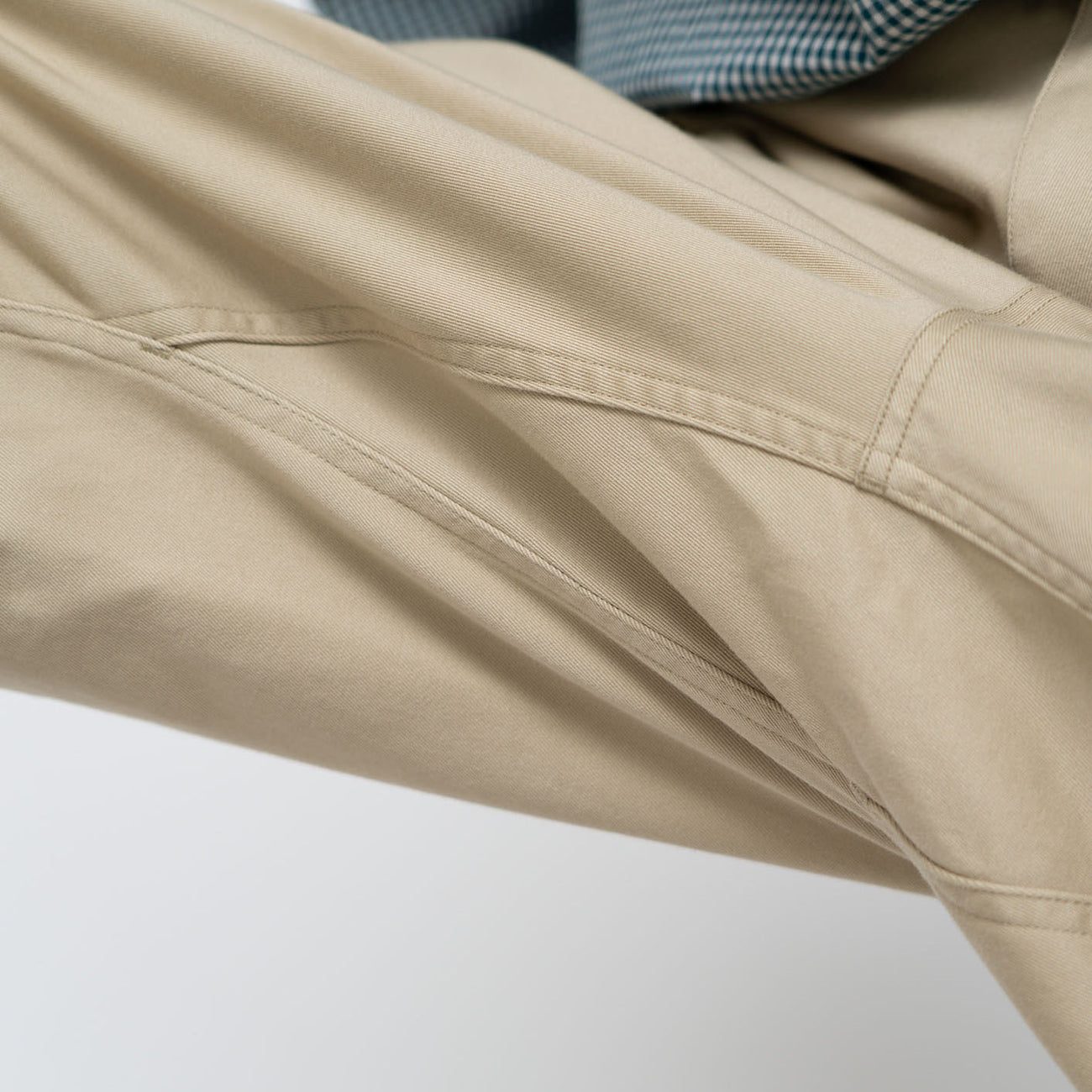 Chino Wide Tapered Field Pants - L BEIG