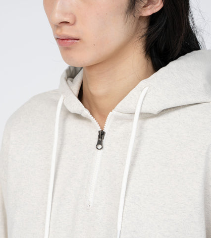 9.5oz Cotton Jersey Field Hooded Parka - OATMEAL